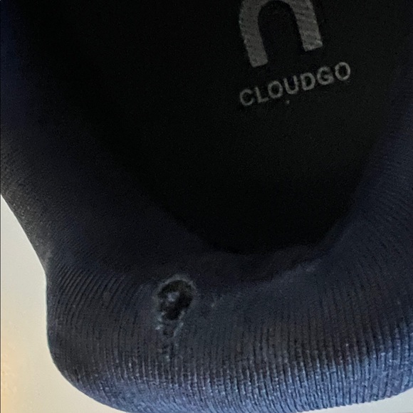 On Running Navy and Orange Athletic Shoes - Picture 8 of 9